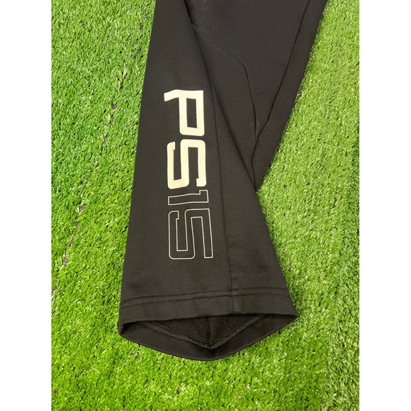 Polo Ralph Lauren Men Black Tech Fleece Performance Sweatpants Logo Graphic MD - Picture 2 of 8